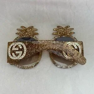 Gucci | Accessories | Gucci 53mm Embellished Pineapple Round  display picture 2